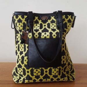 Midnight Saffron Troubadour Tote
